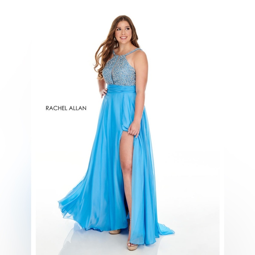 Rachel Allan Periwinkle Prom Dress